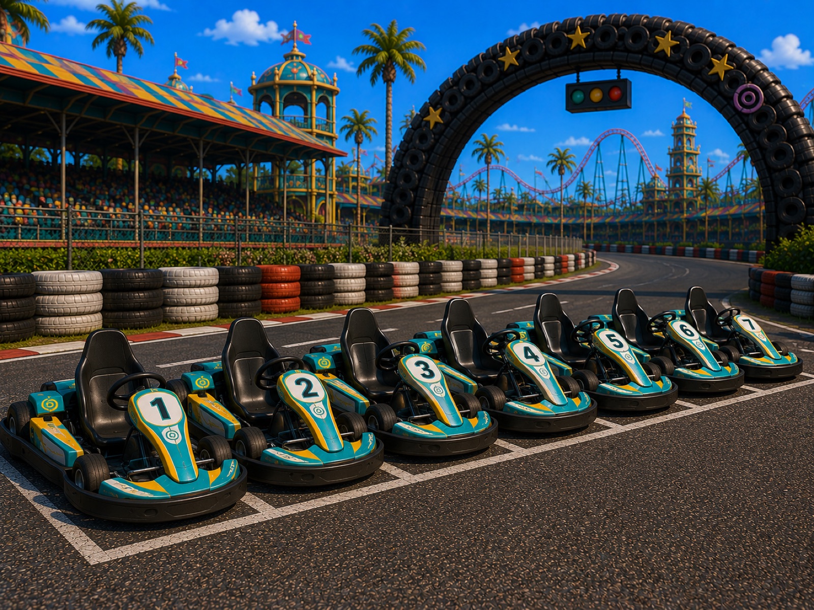 Kart Racing Circuit at Greenwood Galaxy Studios